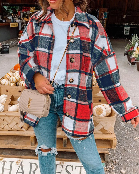 Ternet skjorte i afslappet pasform