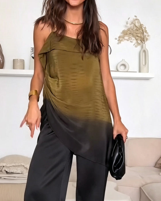 Cami Top Ombre Farveblok