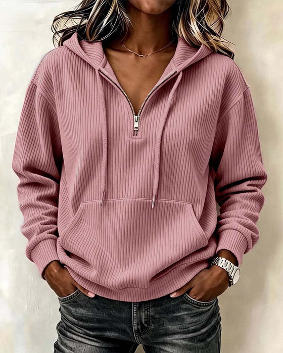 Hoodie Mode Lang Ærme