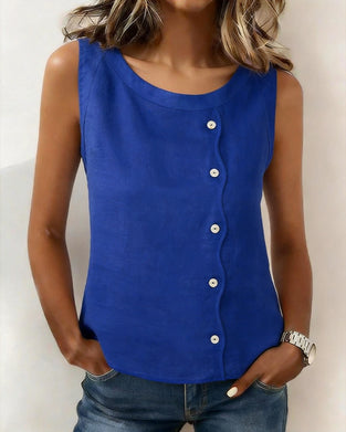 Tank Tops ærmeløs Side Knap