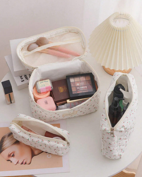 Tredelt kosmetiktaske sæt