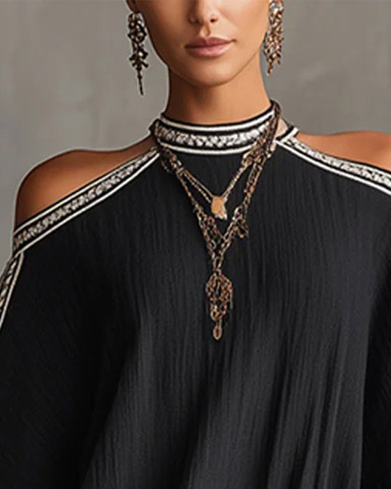 Kjole Lygteærme Afslappet Kort