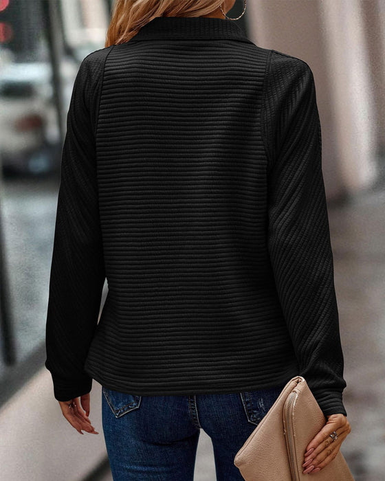 Hudde Med Enkel Farve Og Zip-up Design