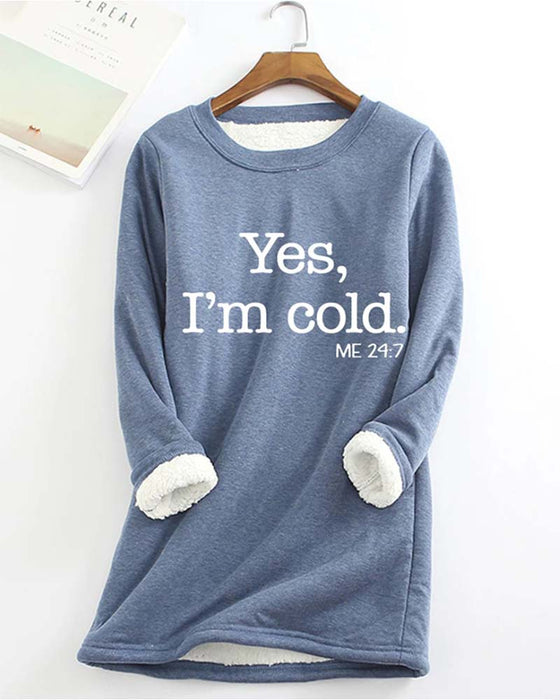 Fleeceforede fritidsbukser med skrift