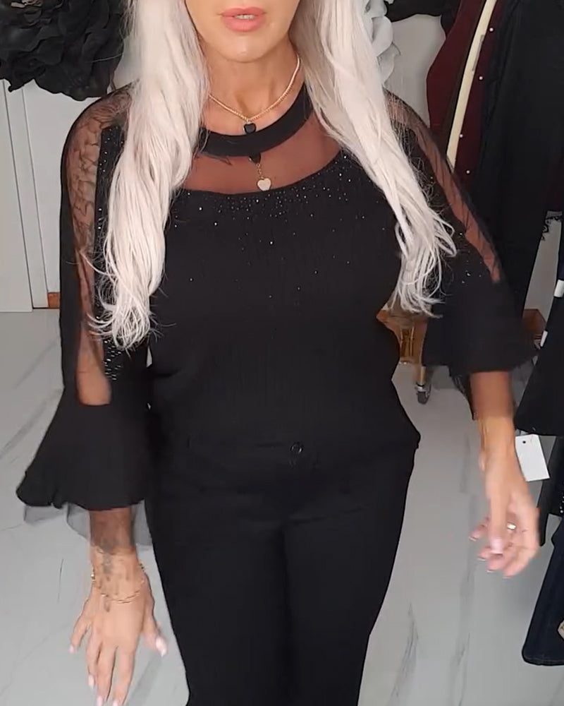 Top Klokkearmed Mesh-Paneler