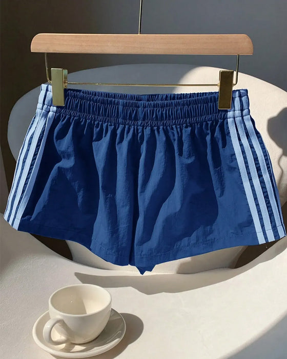 Shorts Stribede Kontrasterende Bane