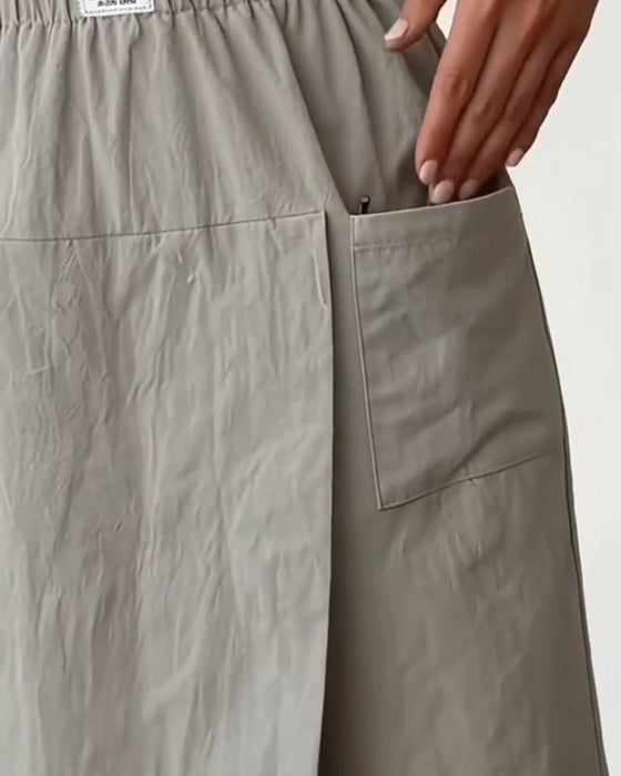 Shorts 100% Bomuld Casual Lomme Design