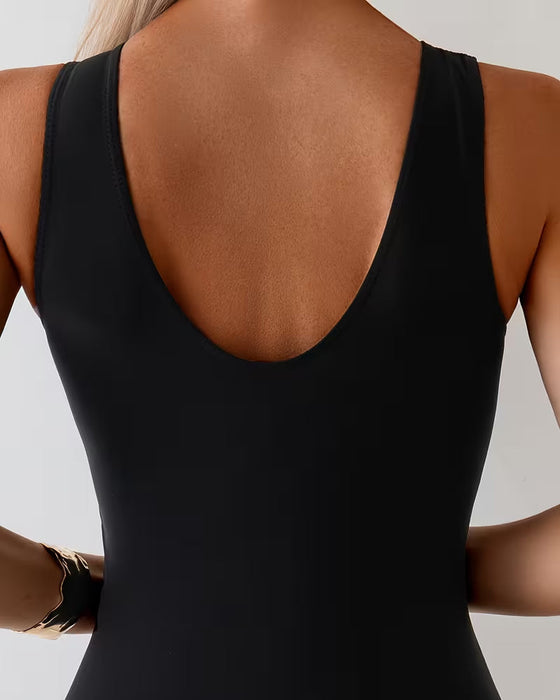 En-Delts Badedragt Flad Vinkel Sportvest