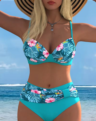 Bikini Trykt Todelt Bh
