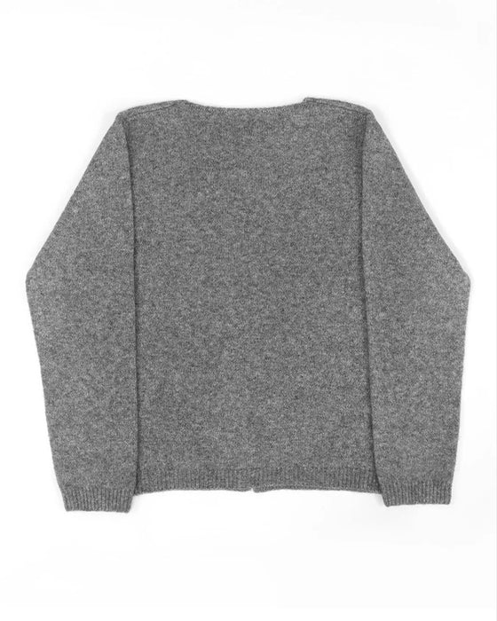 Pullover Knap Uregelmæssig Ensfarvet