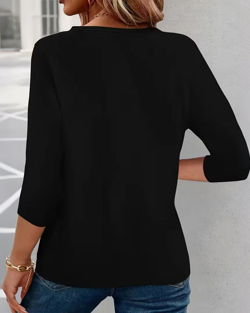 V-Hals Hjerteformet Top