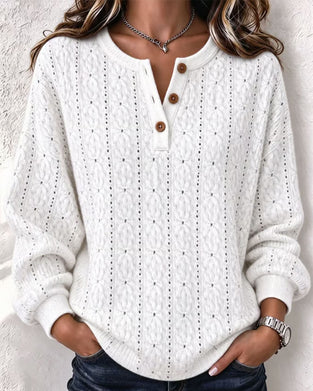 Sweatshirt Knap Casual Krave