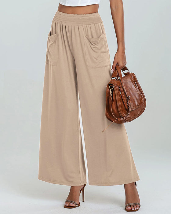 Bukser Lomme Elastisk Talje Bootcut