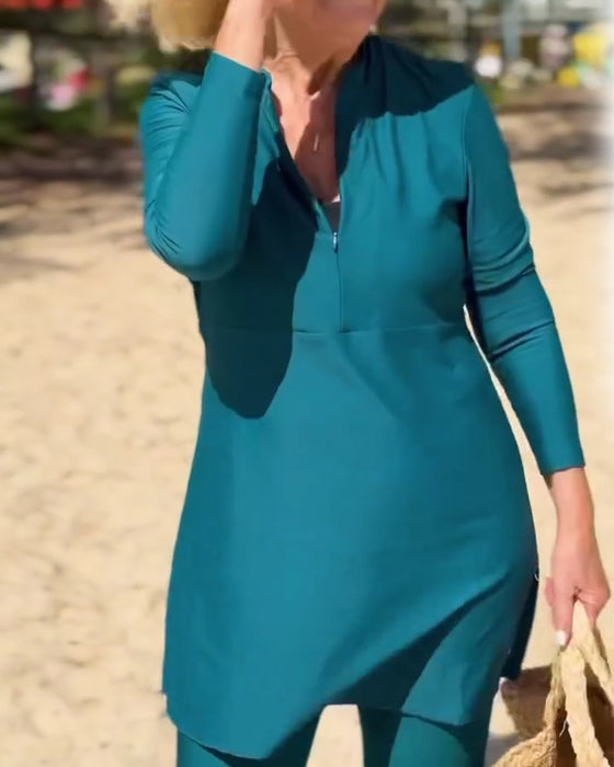 Tankini En Langærmet Solbeskyttelse