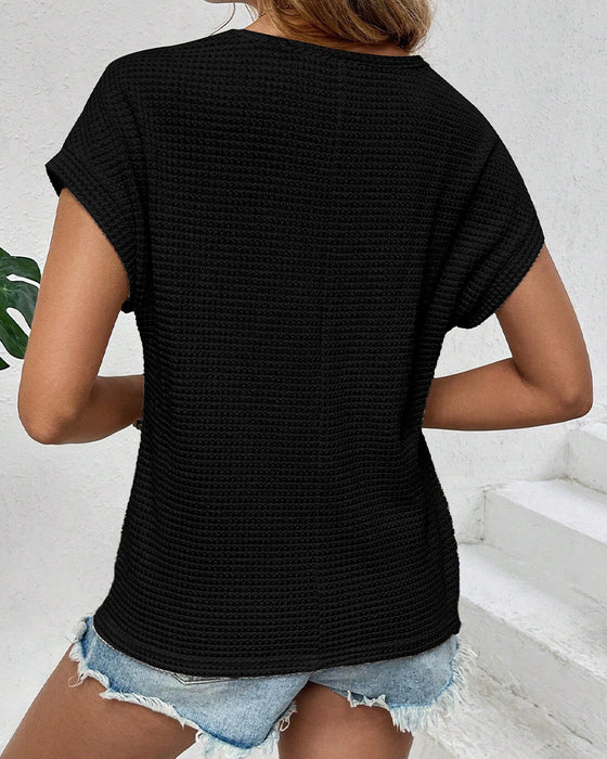 T-Shirt Raglan Net Hul Ud Åndbar