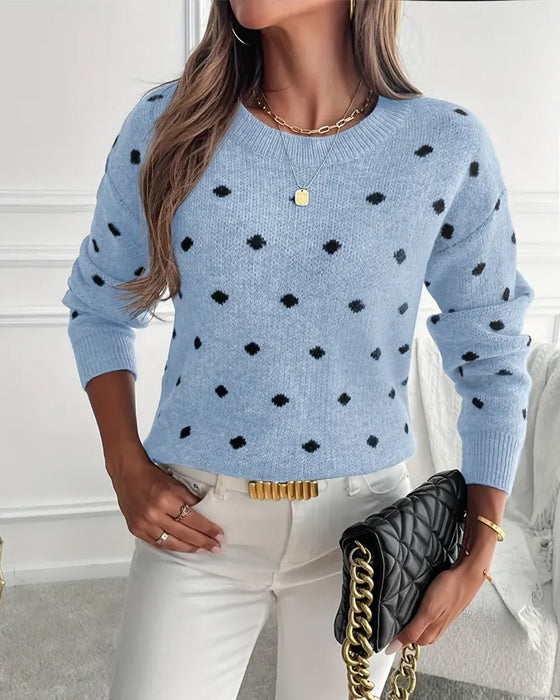 Pullover Rund Hals Langærmet