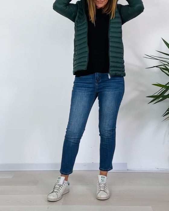 Stilfuld to-delt sæt | Jakke med aftageligt lag