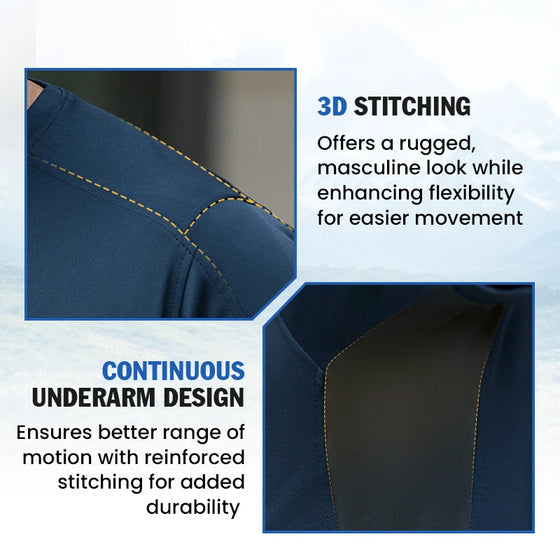 Skjorte Super Stretch Klassisk Udendørs