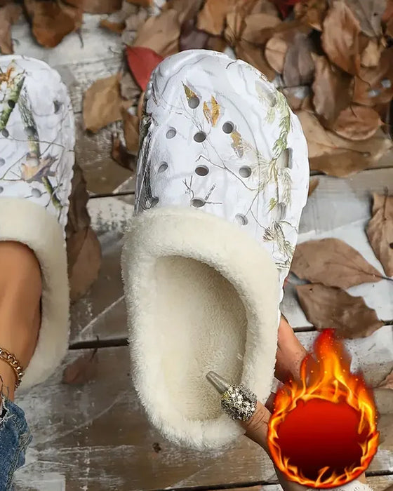 Hjemmesko stilfuldt mønster anti-skrid