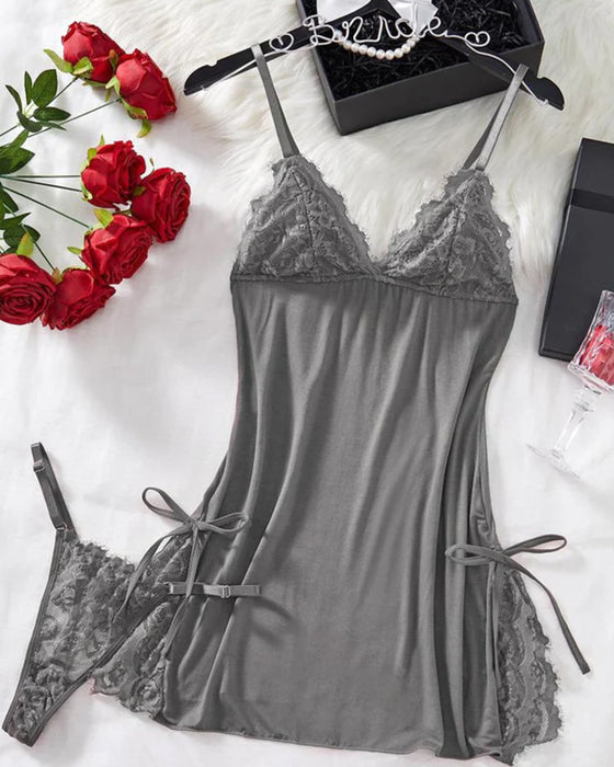 Lingeri Sexy Dyb V-Udskæring