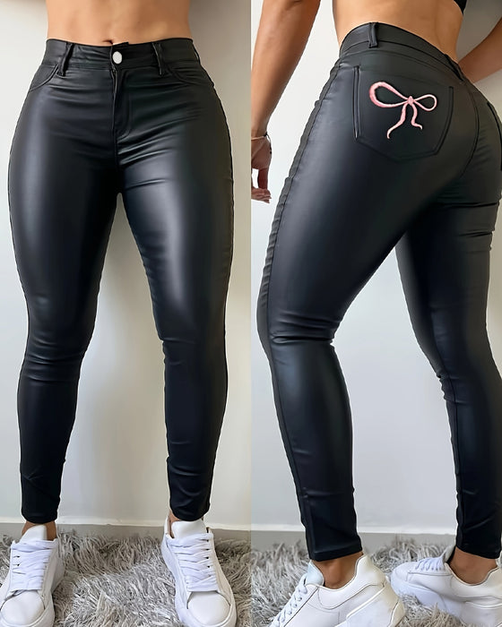 Leggings Sorte Stilfulde Stretch