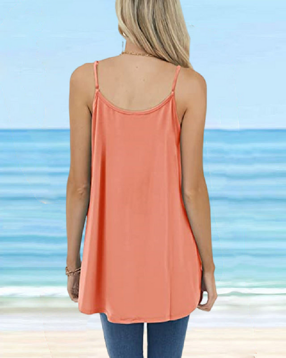 Camisole Kvinder Basic Rund Hals