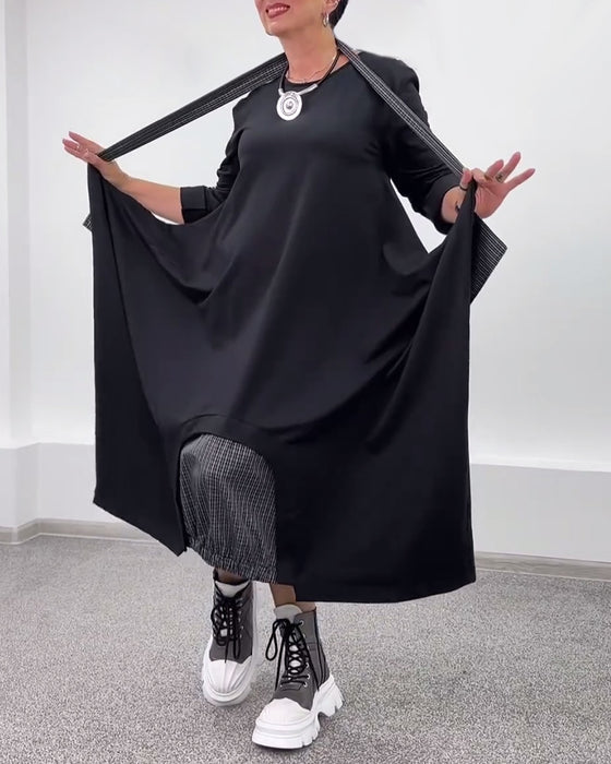 Kjole afslappet mode løs halterneck