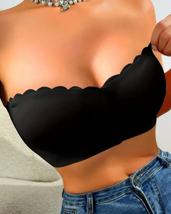 Sømløs Forlukning Båndløs Bandeau-Bh