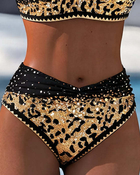 Bikini Gradient Leopard Skimmer