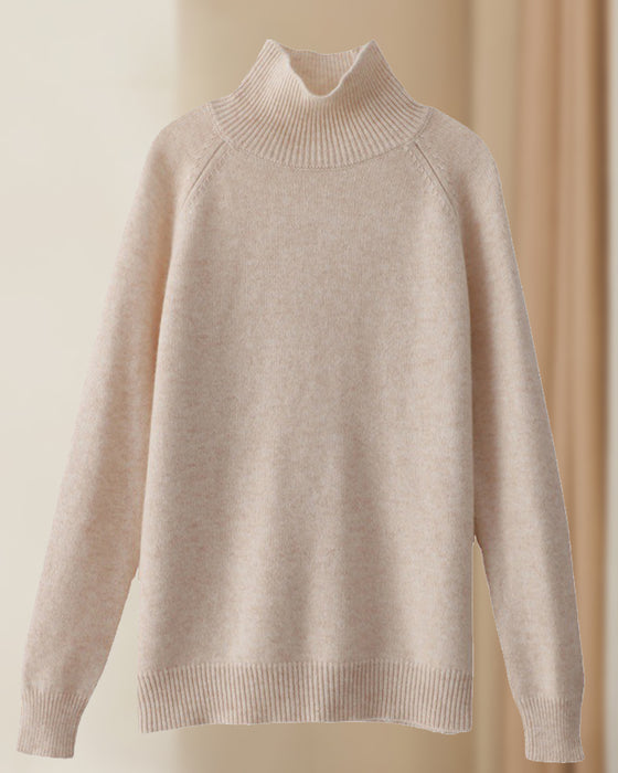 Elegant hvid turtleneck