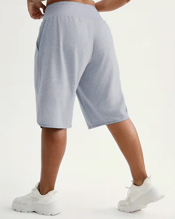 Høj Talje Vide Ben Shorts