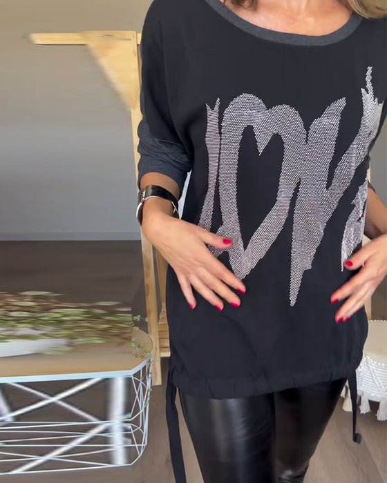 LOVE top i løs pasform