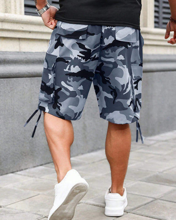 Bukser Med Lommer Camouflage Cargo