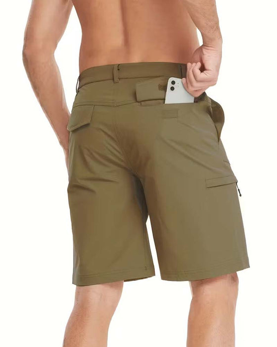 Herre Shorts Afslappede Ensfarvede