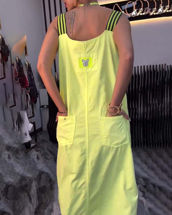 Kjole Splittet Stropper Løs