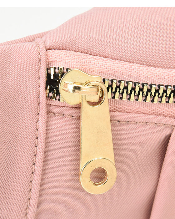 Enkel ensfarvet skuldertaske