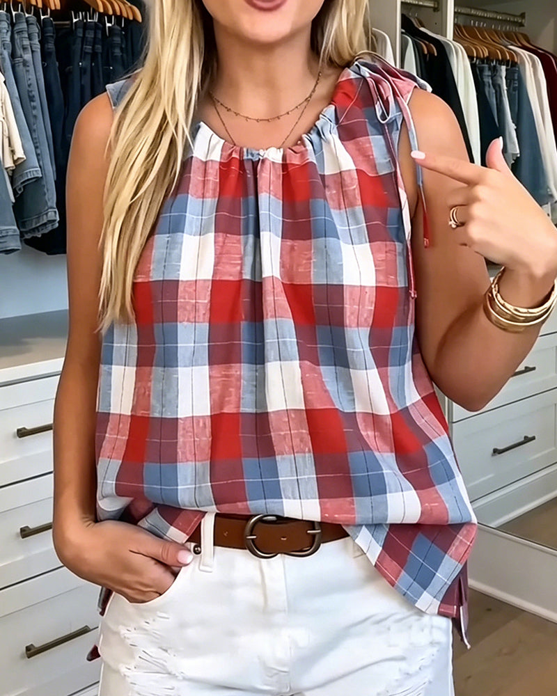 Tank Top Ternet Ærmeløs