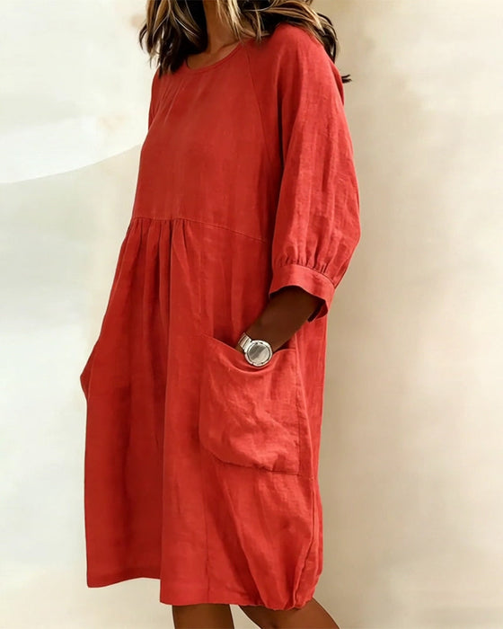 Kjole Trekvartærme Los