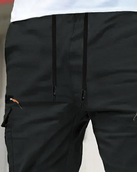 Heren Broek Elastische Manchet Effen Ontspannen