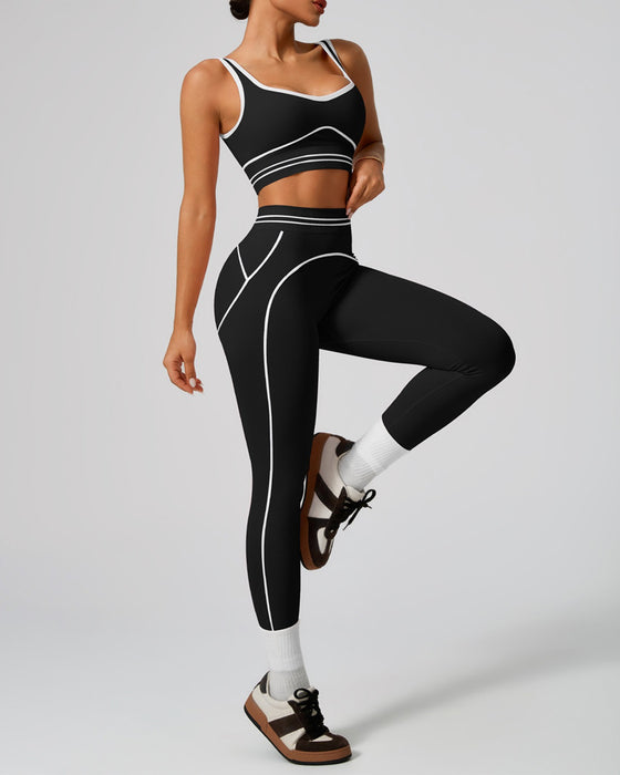 Set Sport Tank Høj Talje Yoga