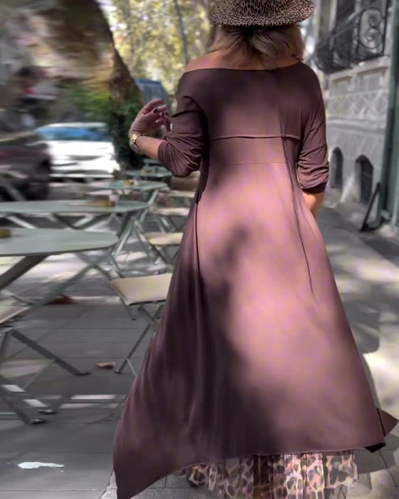 Nederdel Casual Alsidig Leopardprint