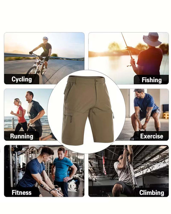 Herre Shorts Afslappede Ensfarvede