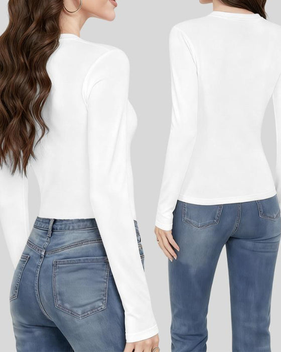 Langærmede Skjorter Med Fleeceforing