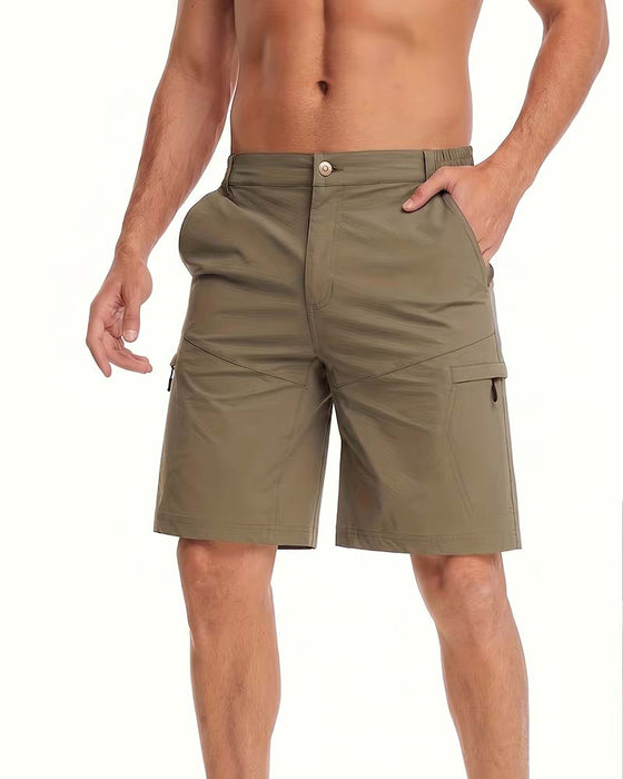 Herre Shorts Afslappede Ensfarvede