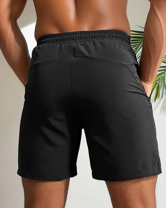 Shorts Mænd Åndbar Hurtigtørrende Atletisk