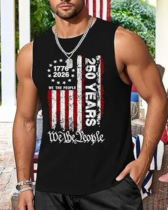 Herre Tanktop Afslappet Ærmløs