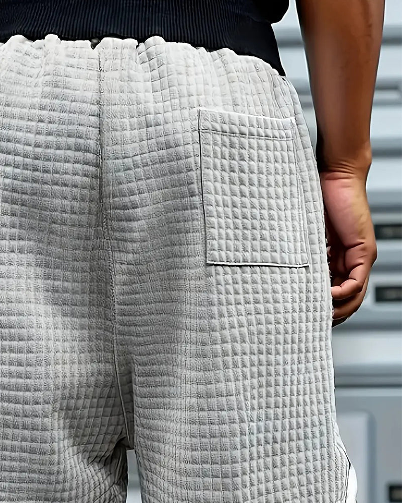 Shorts Vaffeltekstur Snøre