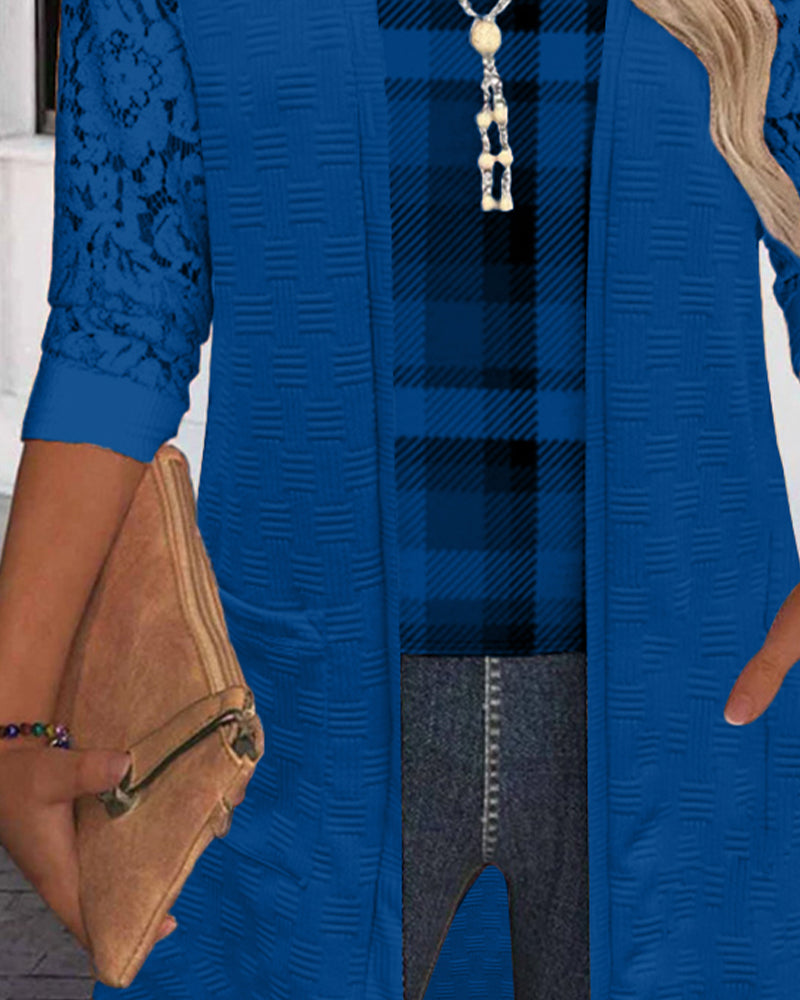 Top Med Faux Todelt Ternet Design