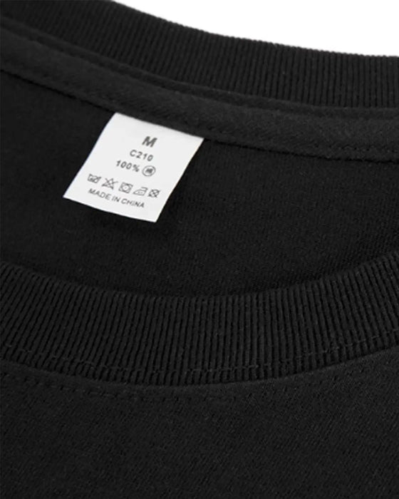 T-Shirt Rund Hals For Og Bag Tryk Unisex