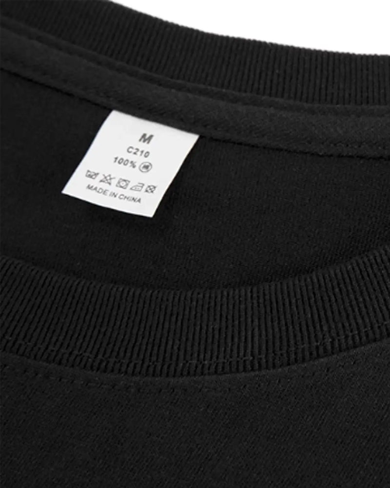 T-Shirt Rund Hals For Og Bag Tryk Unisex